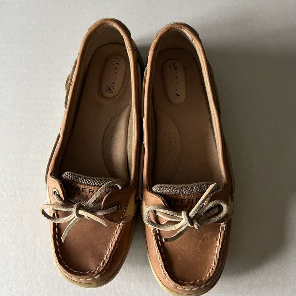 Sperry Tan Boat Shoes